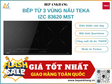 Bếp Từ 3 Vùng Nấu Teka IZC 83620 MST BK - Made In Tukey